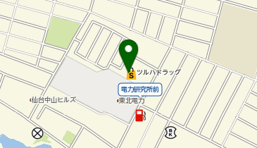 ツルハ 調剤薬局仙台中山店の地図画像