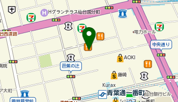 オッシュマンズ仙台店の地図画像