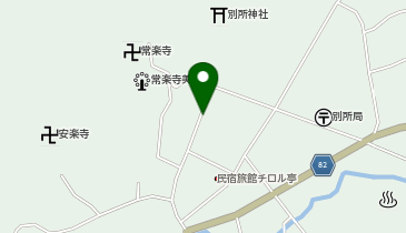 ペットと泊まれるいなかのおうちの地図画像
