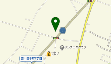 ベーカリー&パティスリーペニーレイン西川田の地図画像