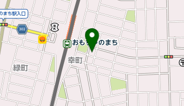 美容室ガーネットの地図画像