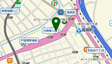 洗車コーティングLABOプライム横浜の地図画像