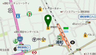 アカシア伊勢丹浦和店の地図画像