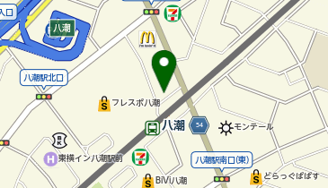 ファミリーカット八潮店の地図画像