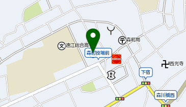 森町役場 総務課 行政係の地図画像