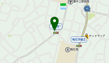 金太郎薬局豊中店の地図画像