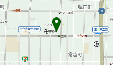 スギ薬局西陣店の地図画像