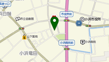 小浜市役所 働く婦人の家の地図画像