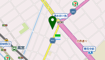 auStyle清水四ツ角の地図画像