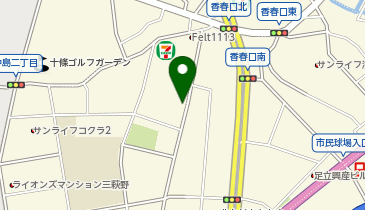 勝木クリーニング店の地図画像