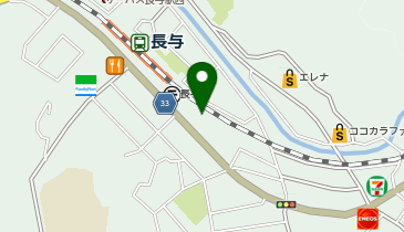 ハマツ長与店の地図画像