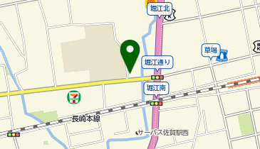 肉のすけ佐賀神野店の地図画像