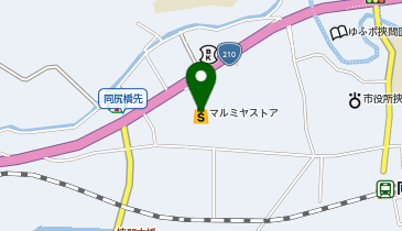 美容室ライフマルミヤストア挾間店の地図画像