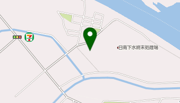 日南市役所 水道庁舎 水道課 下水終末処理場・下水道課の地図画像