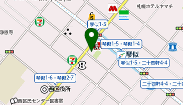 振袖gram札幌琴似店の地図画像