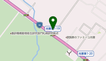 ザオーケア訪問看護ステーション札幌の地図画像