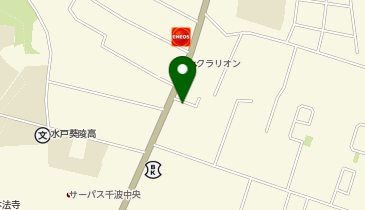 ストロベリーフィールズ水戸の地図画像