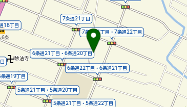 旭川市役所 子育て支援部 こども育成課 放課後児童クラブ 朝日第二放課の地図画像