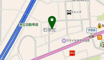 株式会社福島ビルテック白河営業所の地図画像