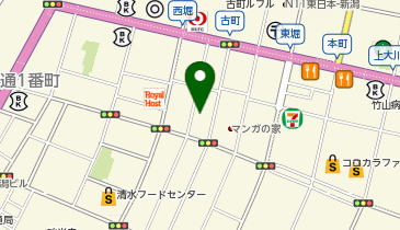 BICYCLES」(新潟市中央区-自転車販売/修理-〒951-8063)の地図