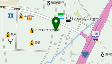 新潟おむすび・ゆかりの地図画像