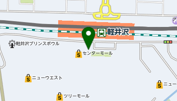 軽井沢腰塚の地図画像