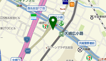 おにぎり維心五反田店の地図画像