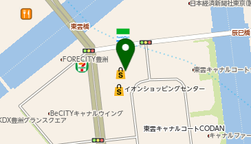 イオン 東雲店の地図画像