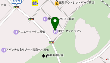 ホテルザ・マンハッタン写真室の地図画像