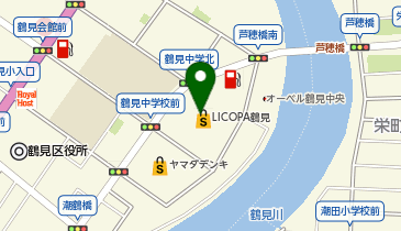 ワオ・キッズLICOPA鶴見園の地図画像