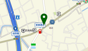 はな接骨院の地図画像
