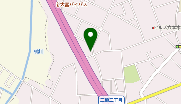 フレックス株式会社ハイエースさいたま中央店の地図画像