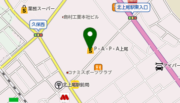 スーマースペットショップ上尾店の地図画像