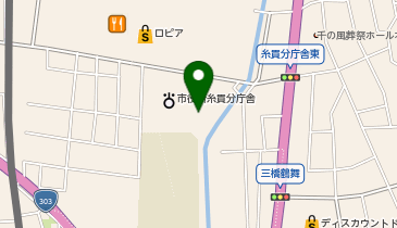 本巣市役所 糸貫公民館の地図画像