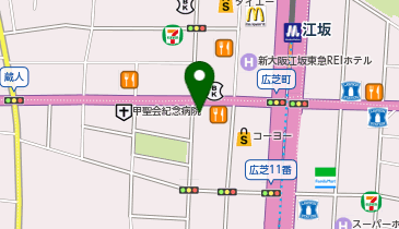 麻雀クラブガロの地図画像