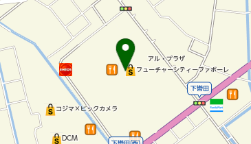 ギアーズジャムファボーレ富山店の地図画像