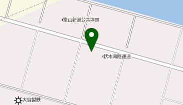 日本通運株式会社北陸東支店富山国際物流事業所富山港営業の地図画像