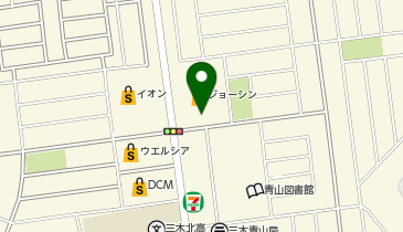 売るナビイオン三木青山店の地図画像