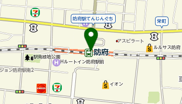 防府市観光案内所の地図画像