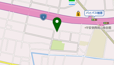 ライフデリ岡山南店の地図画像