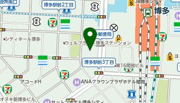 韓国貿易センター福岡の地図画像