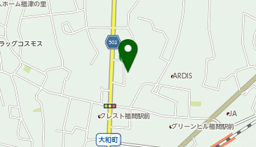 日本習字・元太ペン字教室の地図画像