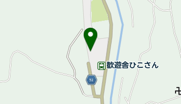 山びこうどんの地図画像