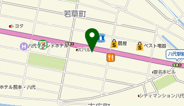 株式会社ARIAKE八代営業所の地図画像