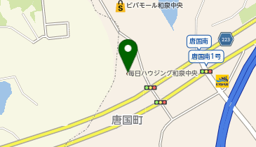 泉北ホーム株式会社モデルハウス和泉中央の地図画像