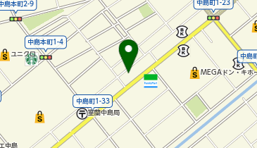 総合衣料丸越中島の地図画像