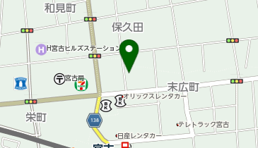 きもの屋の地図画像