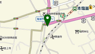 塩竈市役所 福祉子ども未来部 生活福祉課 塩竈市子育て支援センターここの地図画像