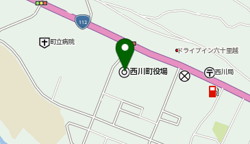 西川町役場 直通 学校教育課の地図画像