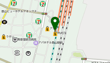 iPhone修理エスパル郡山店の地図画像